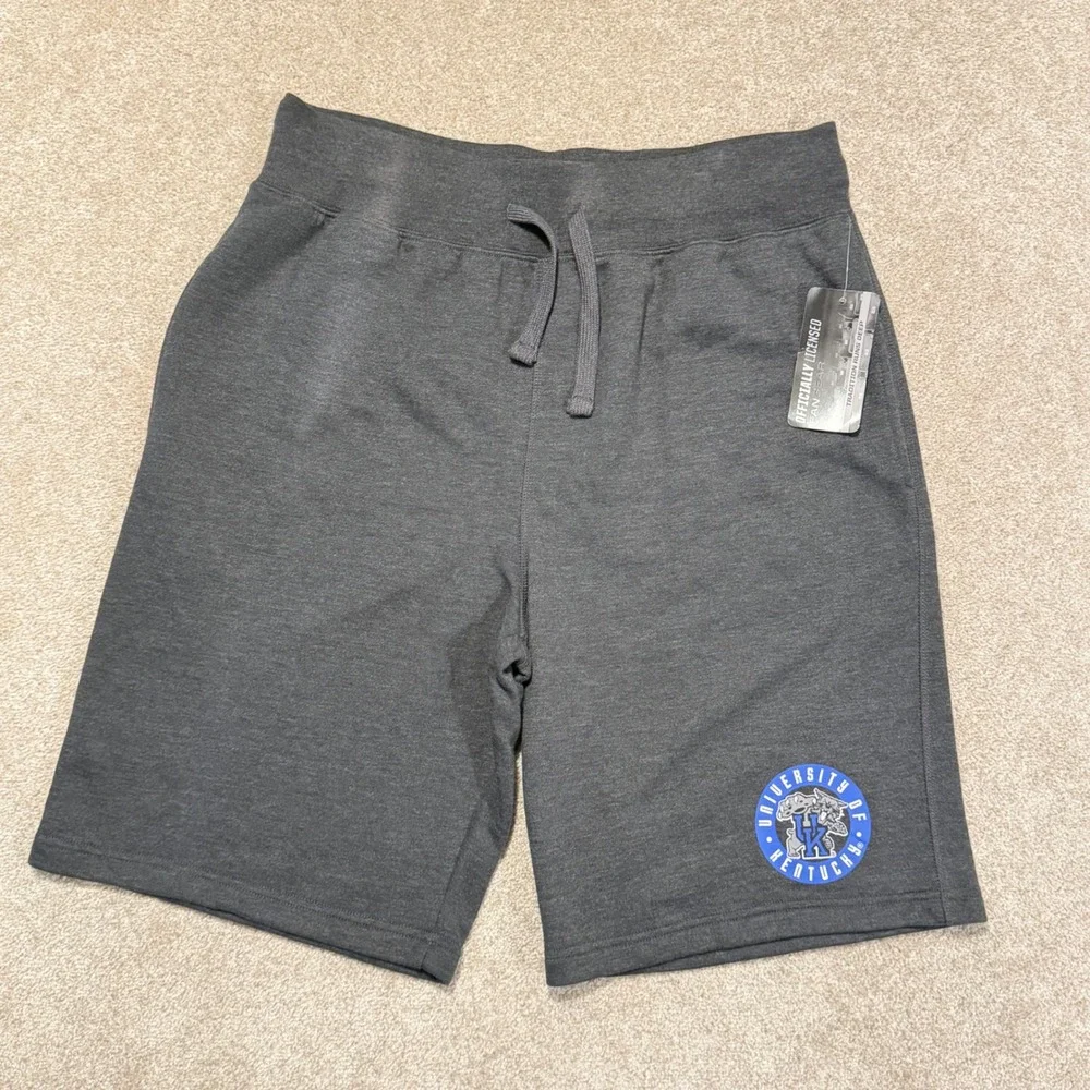 Officially Licensed Kentucky Wildcats Shorts Mens XL Grey Fleece Logo *Read